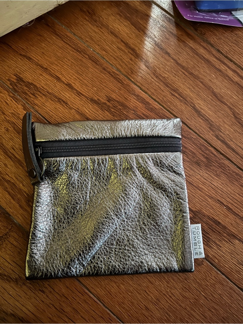 Rough & Tumble Silver pouch